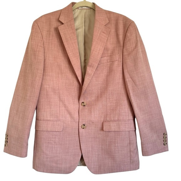 CHAPS PINK BLAZER SIZE 38R - Picture 1 of 14